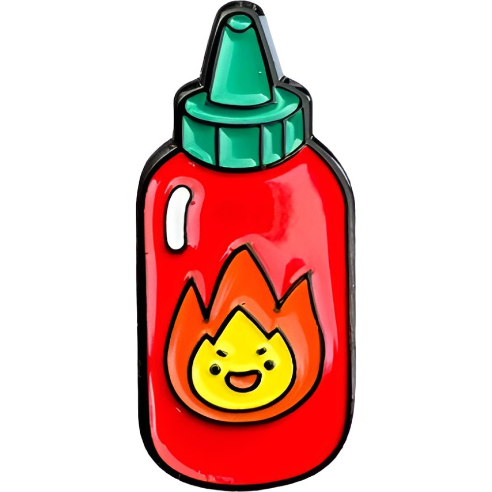 Spelt Acı Sos Şişesi Rozet Pin Hot Sauce Bottle Mini Broş Rozet Fiyatı