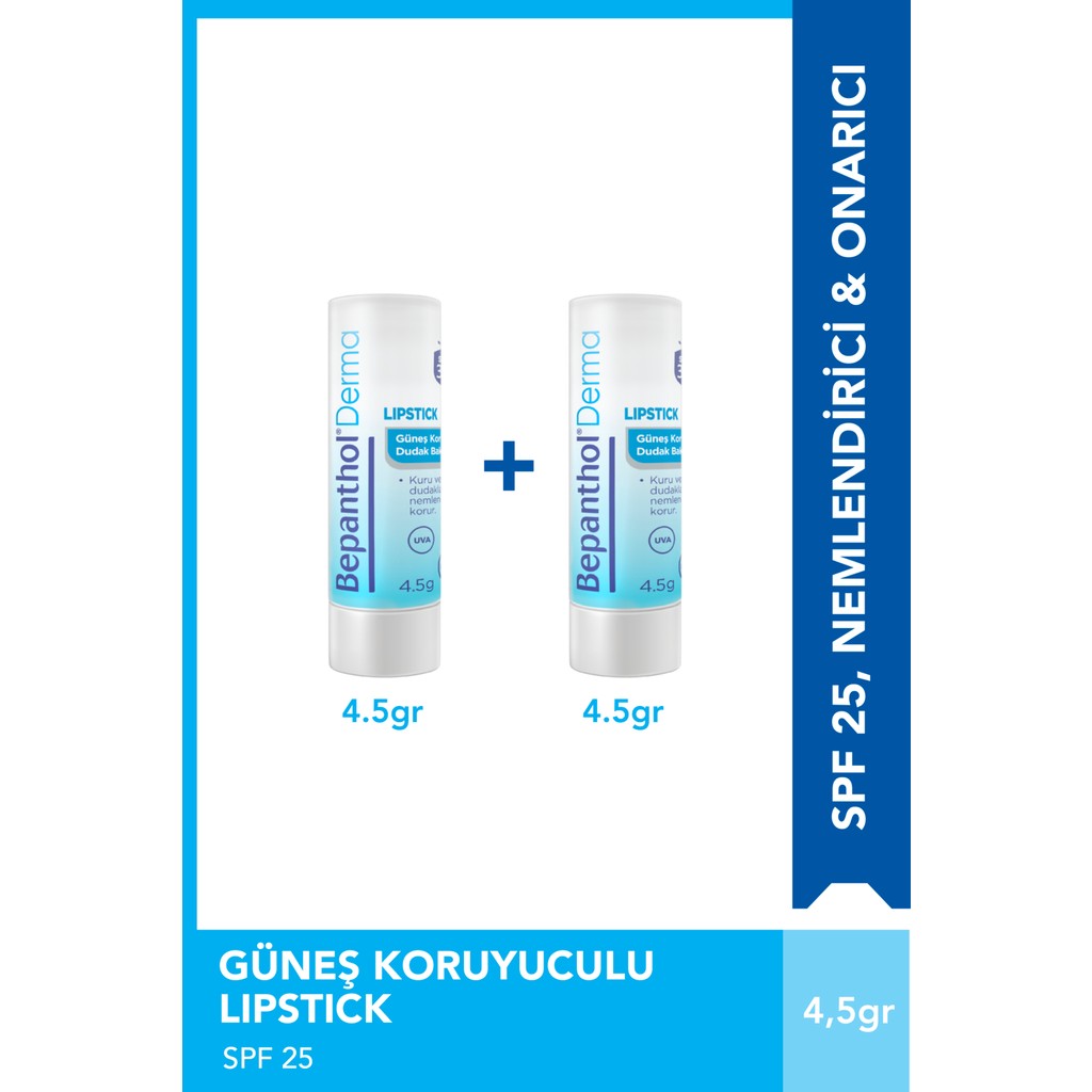 Spf 30 Lipstick Günlük Yoğun Nemlendirici Dudak Bakım Kremi 4,5 gr 2li Paket - Günlük Yüz Bakım SSD / Solid State Drive Fiyatı