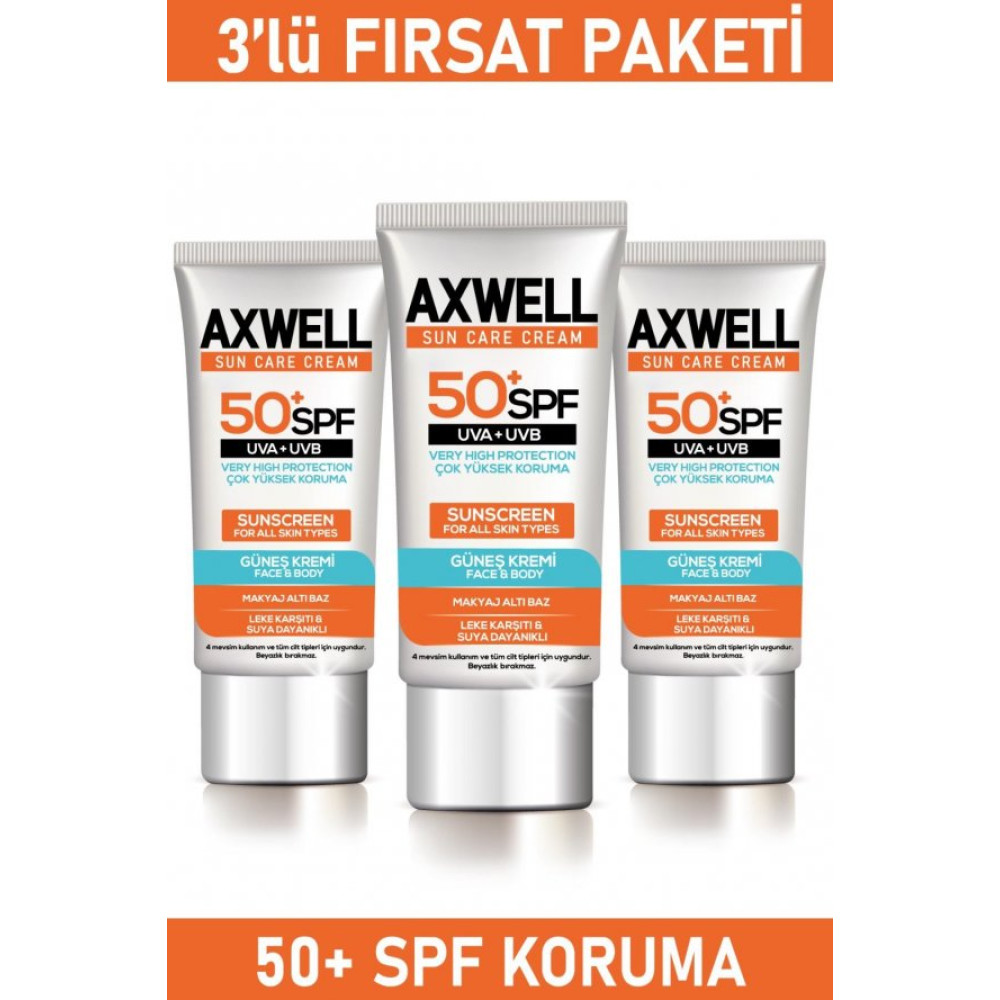 Spf 50+ 3 Lu Firsat Seti Leke Karsiti Nemlendirici Yuksek Koruma Gunes Kremi 50 Ml Güneş Kremleri ve Losyonları Fiyatı