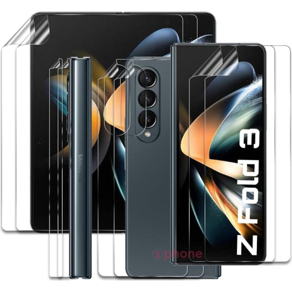 SPHONE Samsung Galaxy Z Fold 3 Ekran Cam Film Koruyucu Hidrojel 360 Kaplar Ön Arka Koruma Screen Protector Cep Telefonu Ekran Koruyucusu Fiyatı