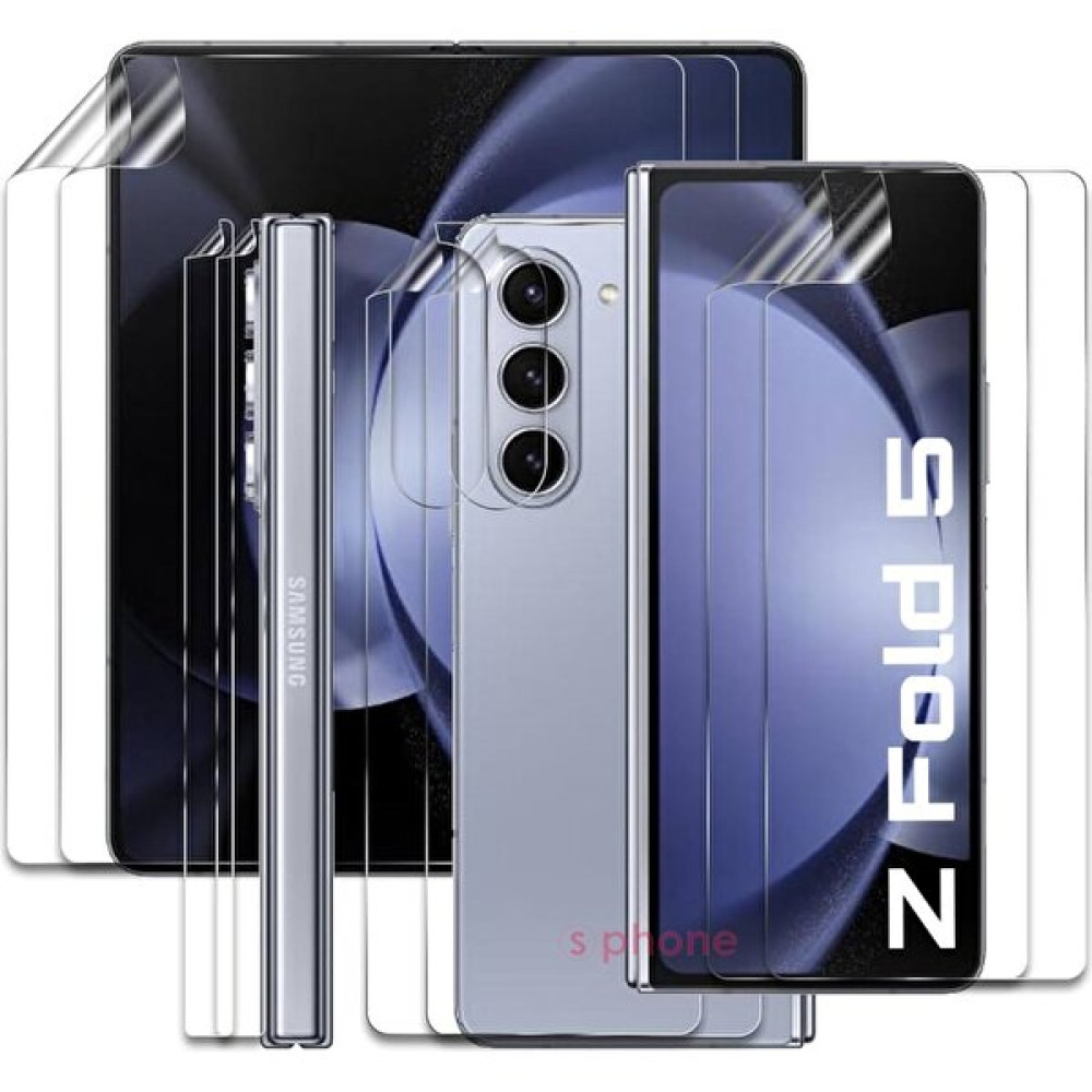 SPHONE Samsung Galaxy Z Fold 5 Ekran Cam Film Koruyucu Hidrojel 360 Kaplar Ön Arka Koruma Screen Protector Cep Telefonu Ekran Koruyucusu Fiyatı