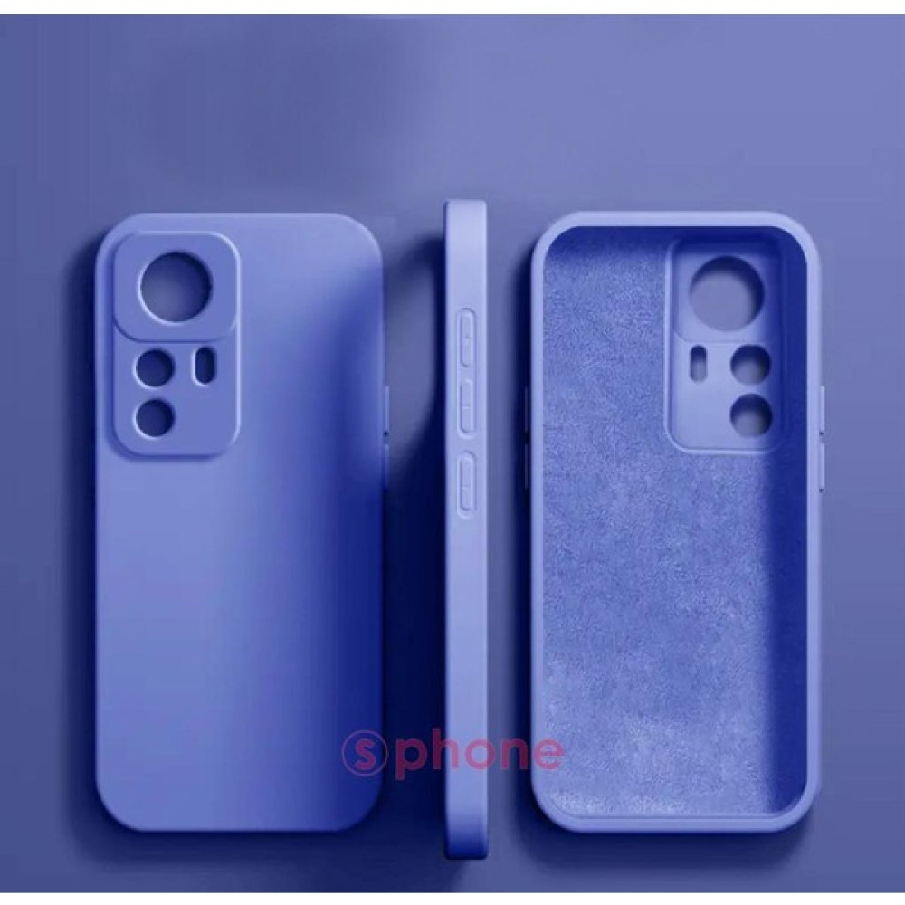 SPHONE Xiaomi Redmi Note 12S Kılıf İçi Süet Kadife Yumuşak Doku Hissi Giyim Kombin Soft Renk Liquid Silikon - Lila Cep Telefonu Kılıfı Fiyatı
