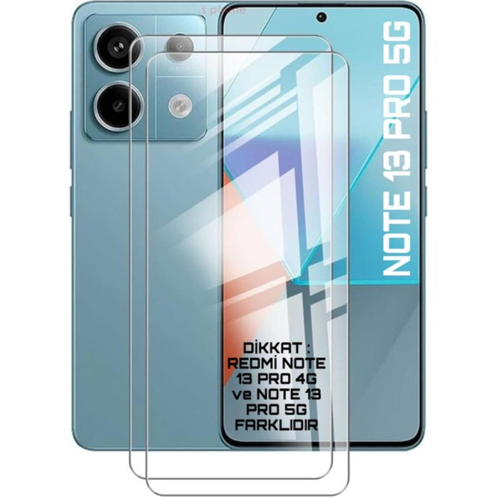 SPHONE Xiaomi Redmi Note 13 Pro 5g Ekran Koruyucu Tamperli Cam 9h Nano Glass Screen Protector Tam Kaplar - Şeffaf Cep Telefonu Ekran Koruyucusu Fiyatı