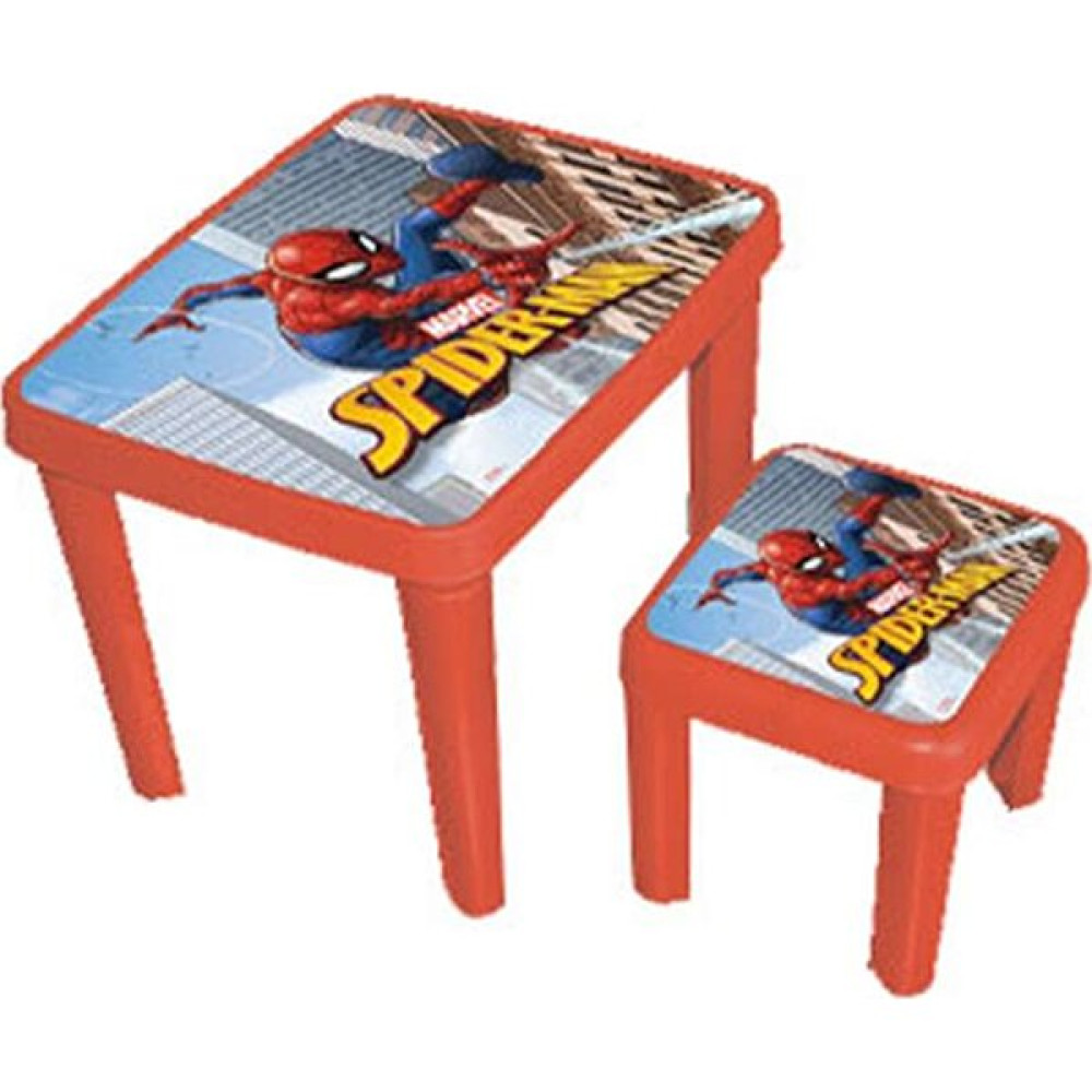 Spiderman Çocuk Masa Tabure Seti 2 Yaş Bebek Odası Tekstili Fiyatı