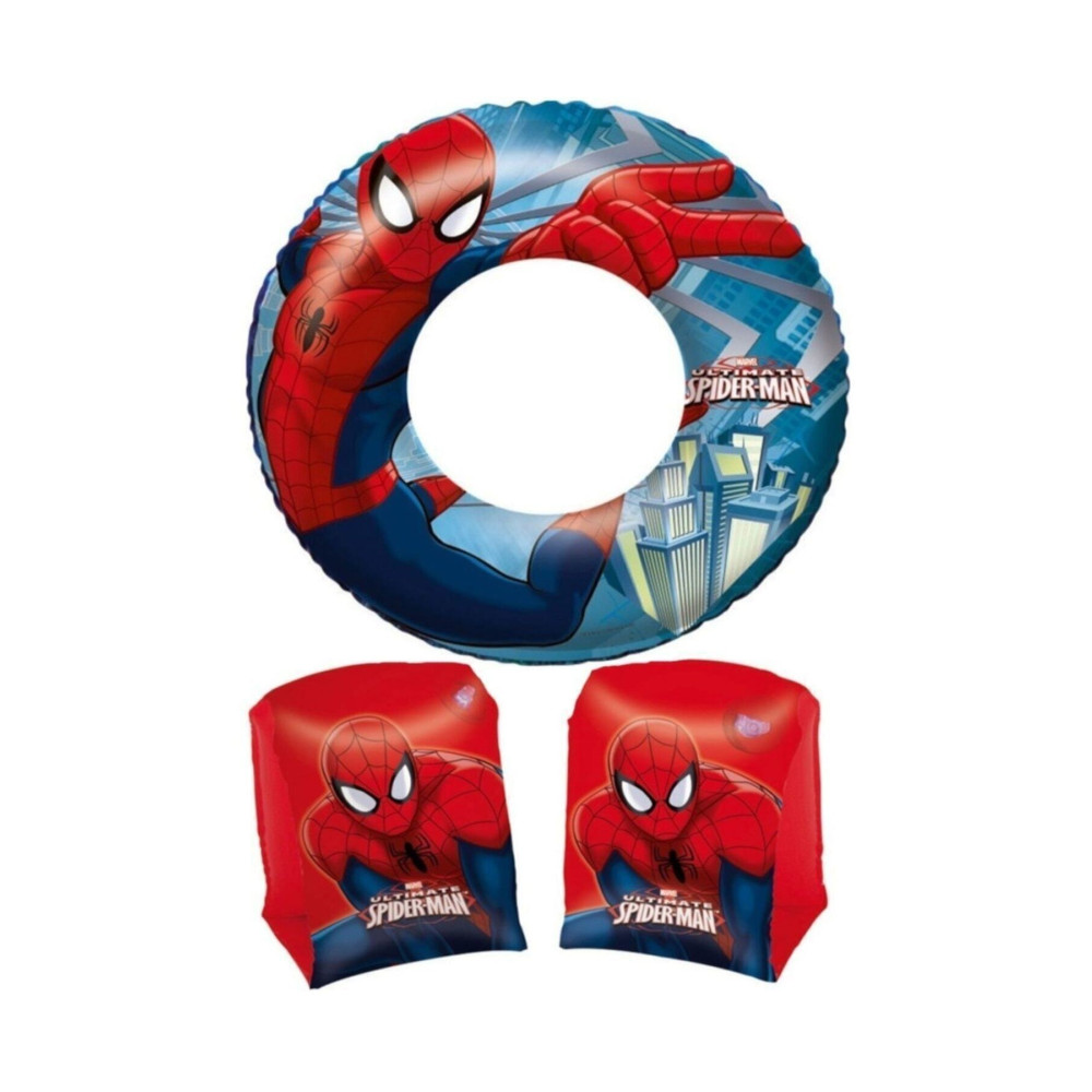 SPIDERMAN Örümcek Adam Spiderman Lisanslı Deniz Havuz Çocuk Can Simidi Ve Kolluk Şişme Su Ürünleri Fiyatı