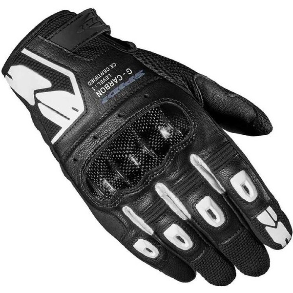 Spıdı G-Carbon Yazlık Eldiven Siyah-Beyaz - 2XL - Siyah - Beyaz Motorsiklet Eldivenleri Fiyatı