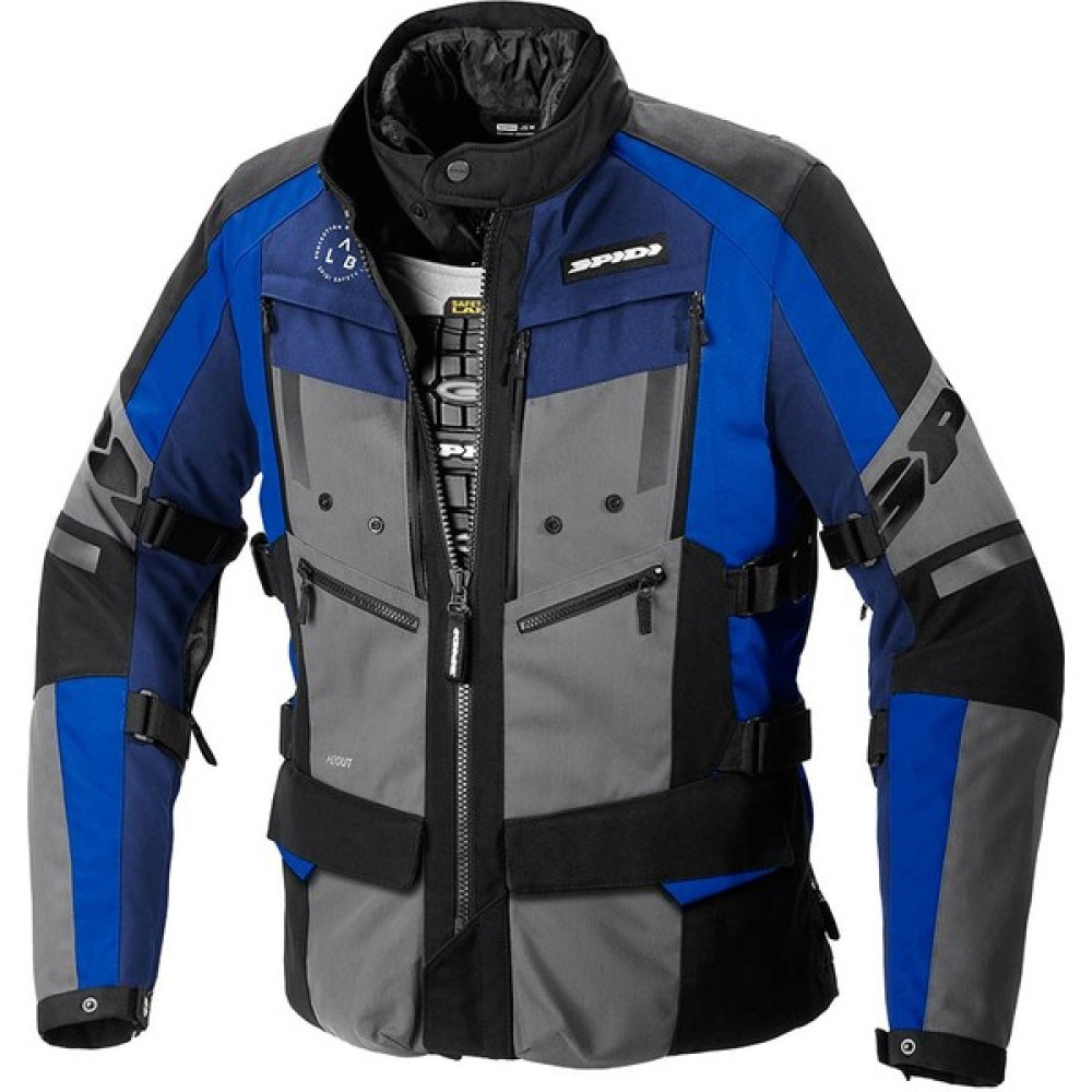 SPIDI Spıdı 4 Season Evo H2OUT 4 Mevsim Ceket Mavi Gri - 2XL Motorsiklet Montları Fiyatı