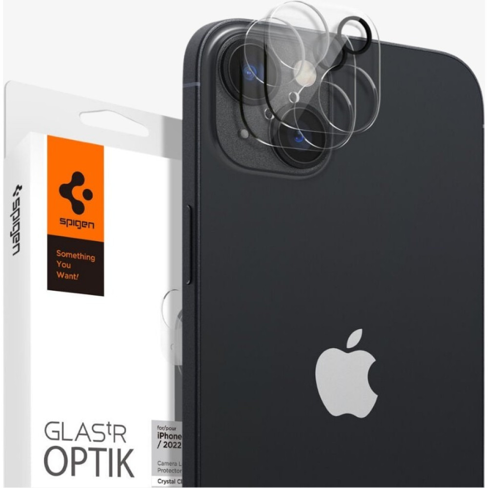 Spigen Apple iPhone 14 / 14 Plus ile Uyumlu Kamera Lens Camı Koruyucu GLAS.tR Optik (2 Adet) Crystal Clear - AGL05229 - Şeffaf Cep Telefonu Fiyatı