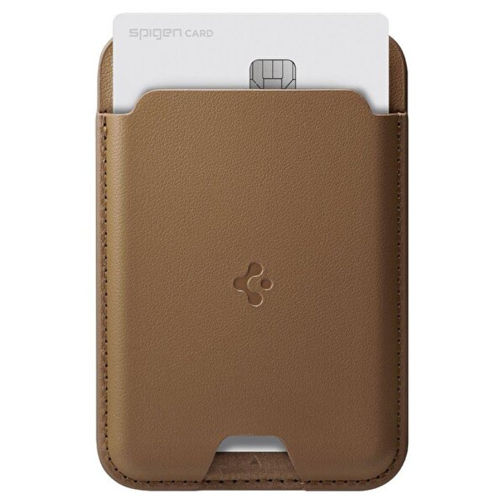 Spigen Apple Magsafe iPhone 15 iPhone 14 iPhone 13 iPhone 12 Serisi Uyumlu Valentinus Brown Cüzdan Telefon Kılıfı Fiyatı