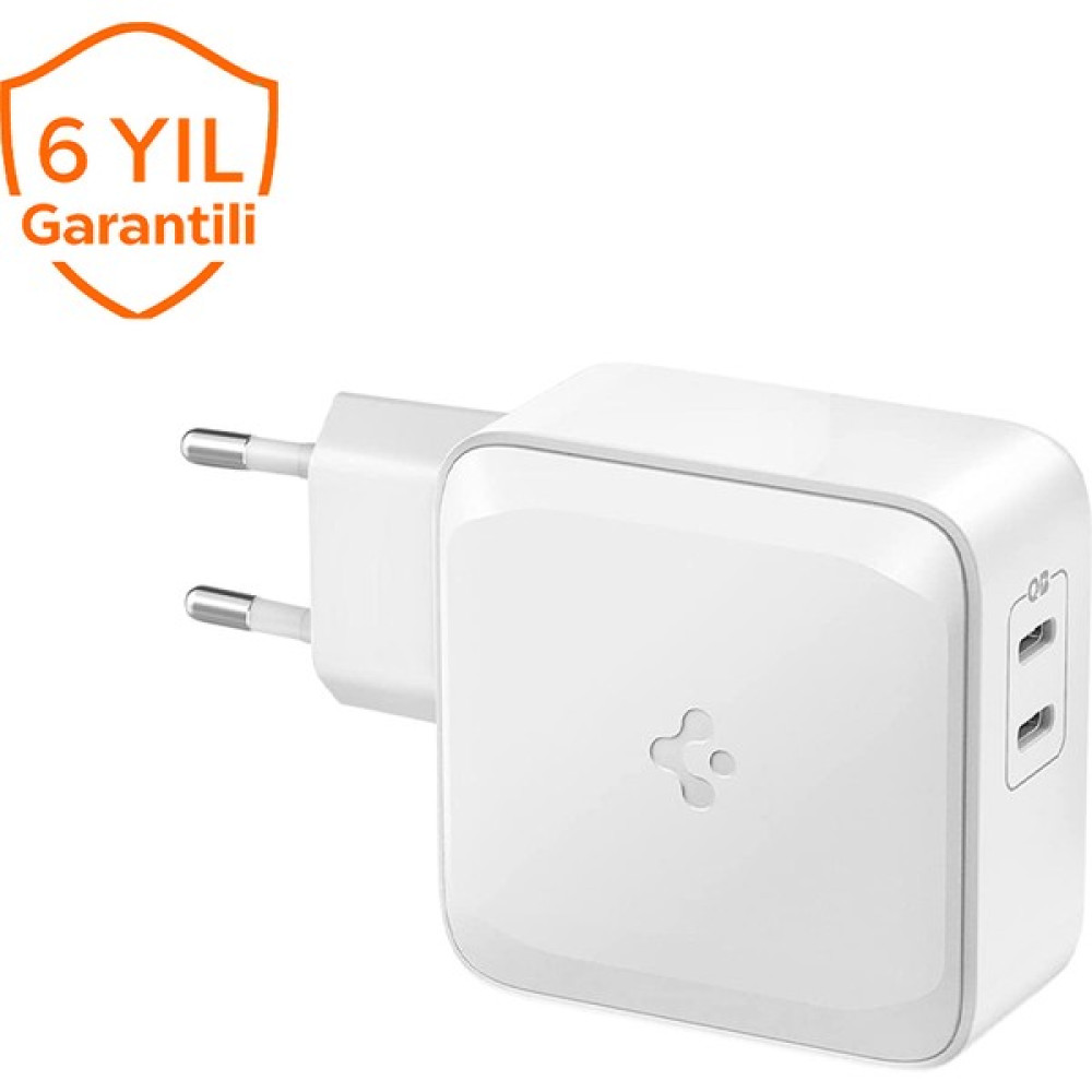 Spigen ArcStation Pro 65W GaN USB-C Güç Adaptörü 2 Port (iPhone / Android) 25W/40W/60W Çıkışlı PD 3.0 Hızlı Şarj Adaptörü - ACH02693 Tablet Kılıfı Fiyatı