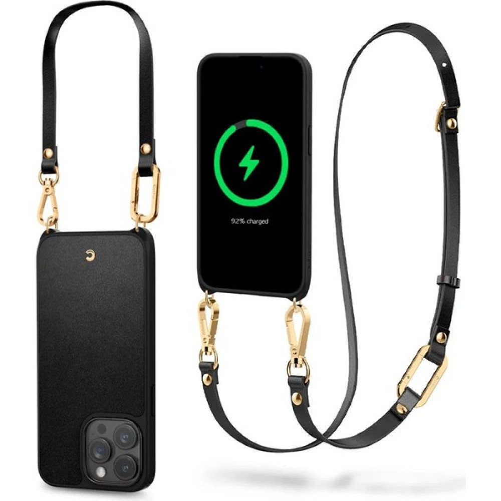 Spigen Ciel by Cyrill Apple iPhone 15 Pro Max Kılıf Classic Charm Mag (MagSafe Uyumlu) Black - ACS06636 - Siyah Cep Telefonu Kılıfı Fiyatı