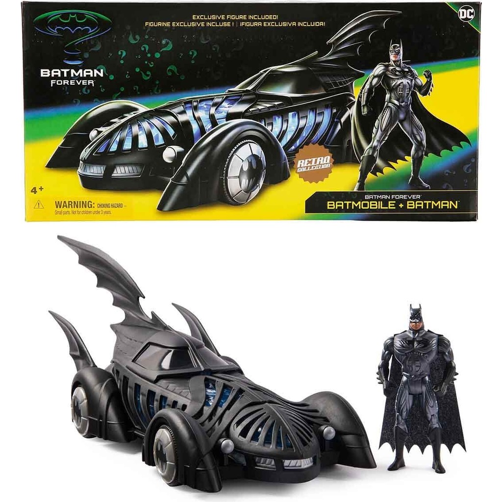 Spin Master Batman Forever Retro Collection Batmobile ve Batman Aksiyon Figürü Seti - Renkli Aksiyon Figürleri Fiyatı