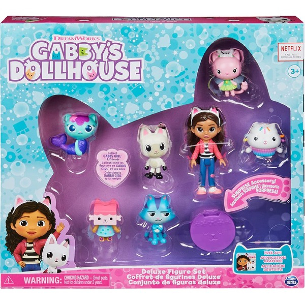 Spin Master Gabby's Dollhouse Deluxe Figür Set 6060440 Bebek Oyuncakları Fiyatı