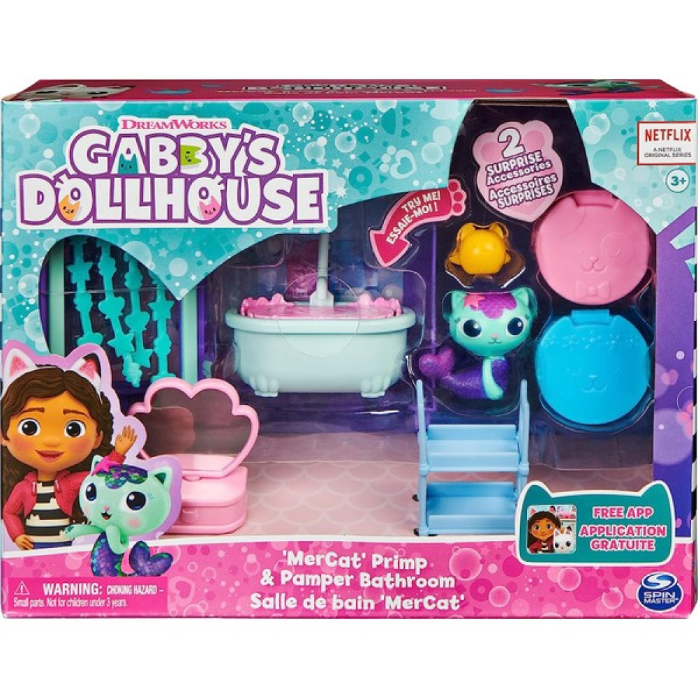 Spin Master Gabby's Dollhouse, Primp And Pamper Bathroom Bebek Oyuncakları Fiyatı