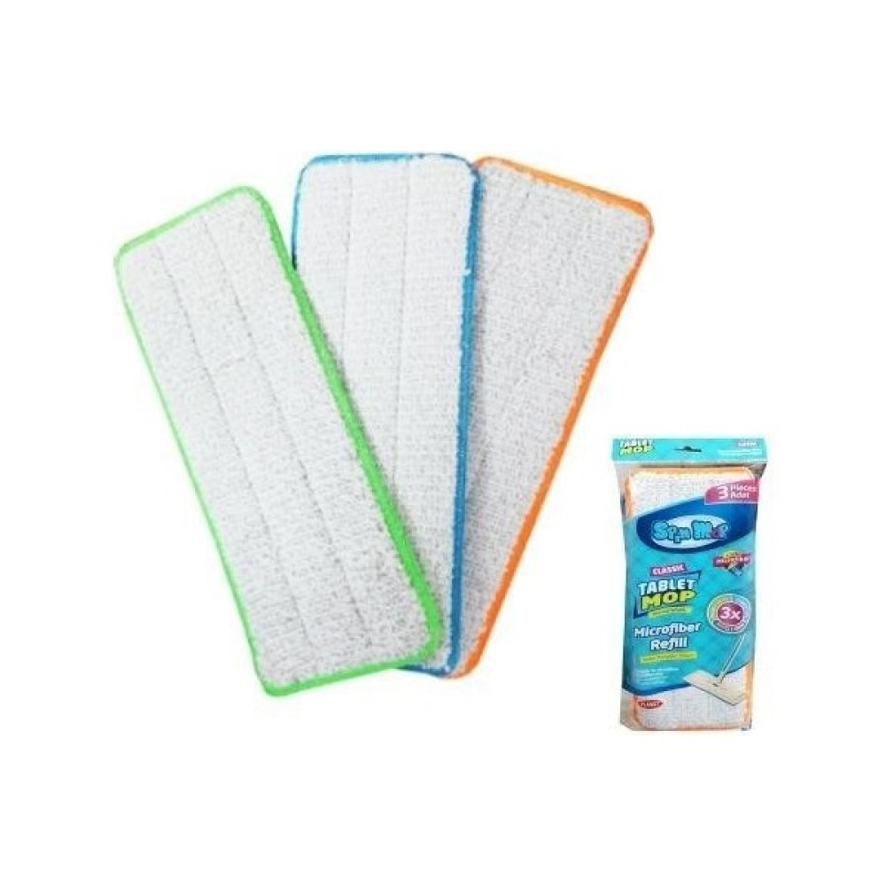 Spin Tablet Mop Yedek Bezi 3'lü Paket UP-732 Çoklu Kullanım Alanı Temizlik Malzemeleri Fiyatı