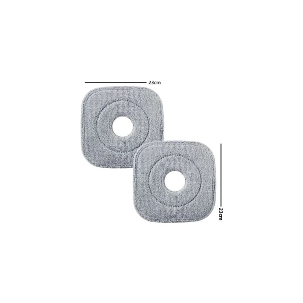 Spinner Kare Mikrofiber Yedek Mop Başlığı – Kıl ve Tüy Toplayan, Yüksek Emicilikli 2'li Set 23x23 cm SSD / Solid State Drive Fiyatı