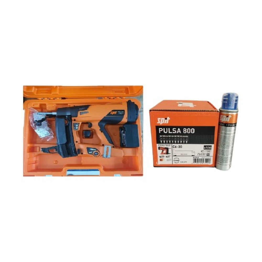 Spıt P40P +Gazlı Çivi Çakma Tabancası Alana 1 Paket Spit Pulsa 800 C6-30 Standart Çivi Elektrikli El Aletleri Fiyatı