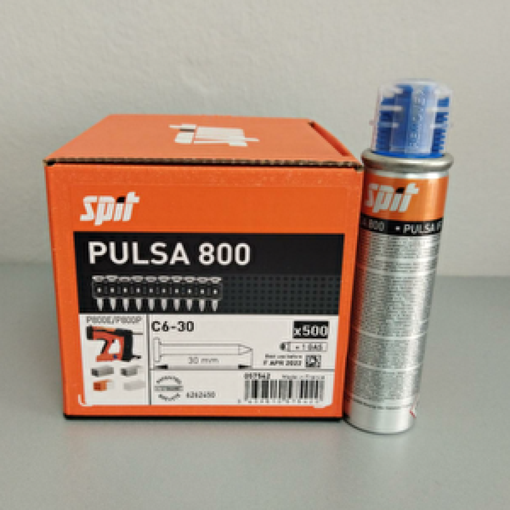 Spit Pulsa 800 C6-30 500 Adet 30 Mm Beton Çivisi + Gaz Vida, Çivi, Somun Fiyatı