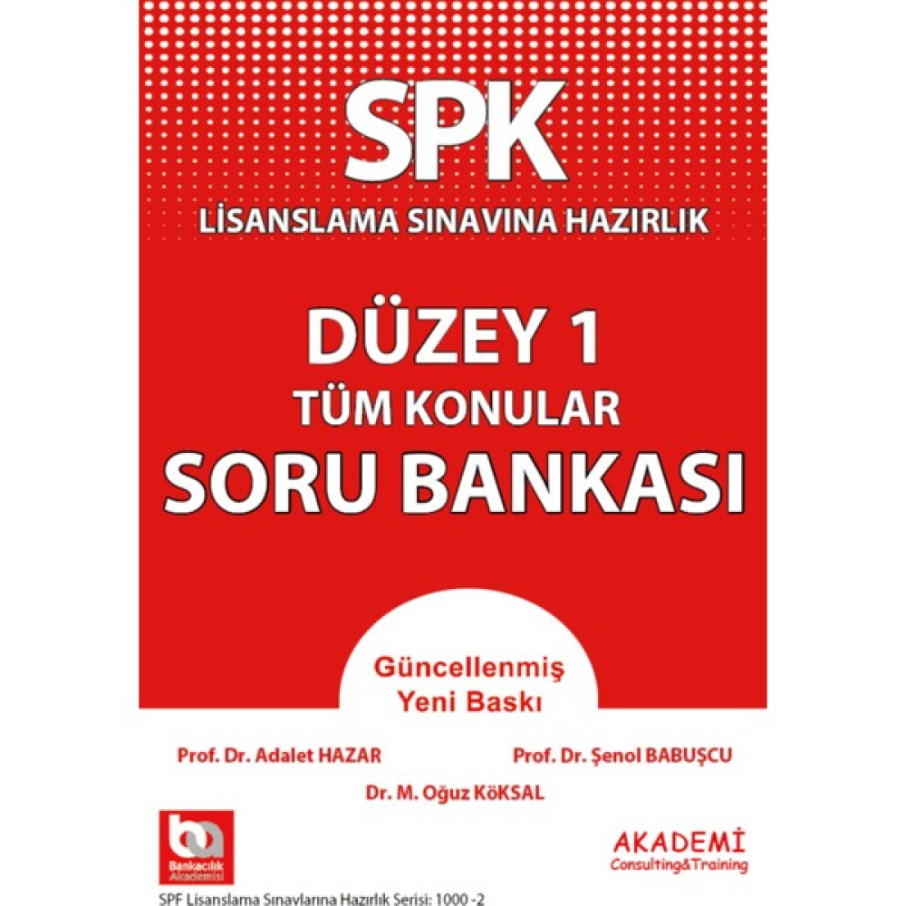 SPK Düzey 1 Soru Bankası Güncel Kaynak Kitapları Fiyatı