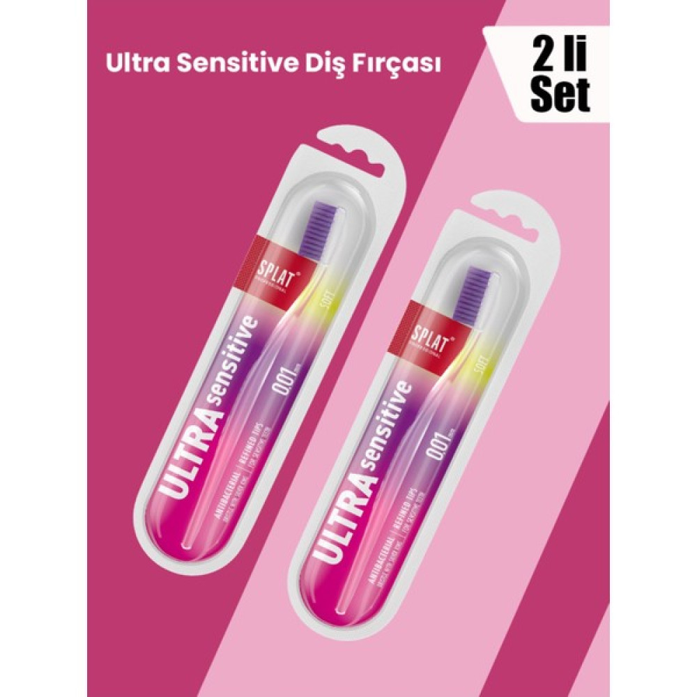 SPLAT 2 Adet Ultra Sensitive Diş Fırçası Ultra Ince Kıllar Gümüş Iyonlu Oto Boyaları Fiyatı