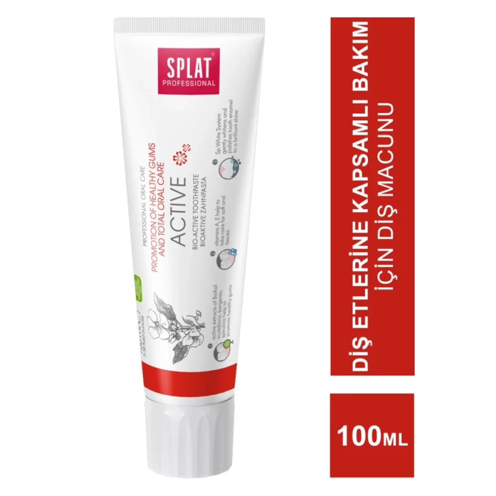 Splat Active Kapsamli Bakim Dis Macunu 100 Ml Diş Macunları Fiyatı