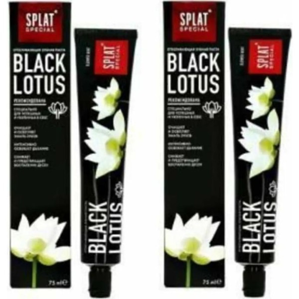 Splat Black Lotus Diş Macunu 75 ml x 2 Oto Boyaları Fiyatı