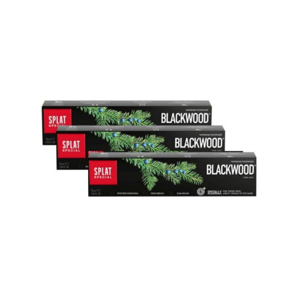 SPLAT Blackwood Siyah Diş Macunu 75 ml X3 Adet Diş Macunları Fiyatı
