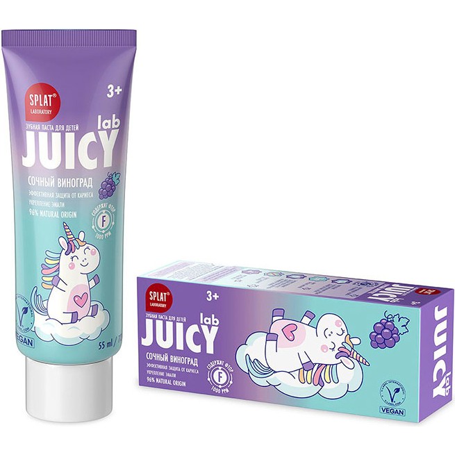 Splat Juıcy Lab +3 Yaş Üzümlü Çocuk Diş Macunu 55 Ml Bebek Diş Macunu Fiyatı