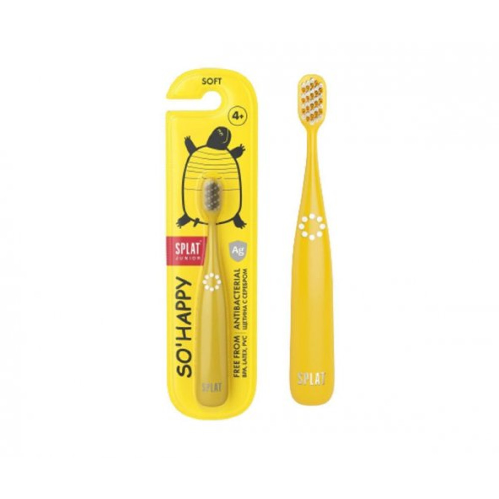 Splat Junior So Happy 4 Yas + Soft Dis Fircasi Sari Diş Fırçaları Fiyatı