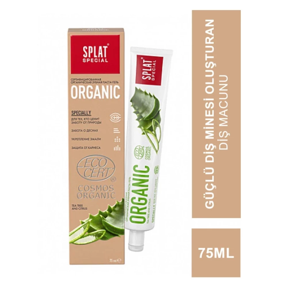 Splat Organic Aloe Vera Diş Macunu 75Ml Diş Macunları Fiyatı