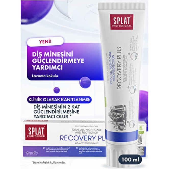Splat Recovery Plus Diş Macunu 100 Ml Diş Macunları Fiyatı