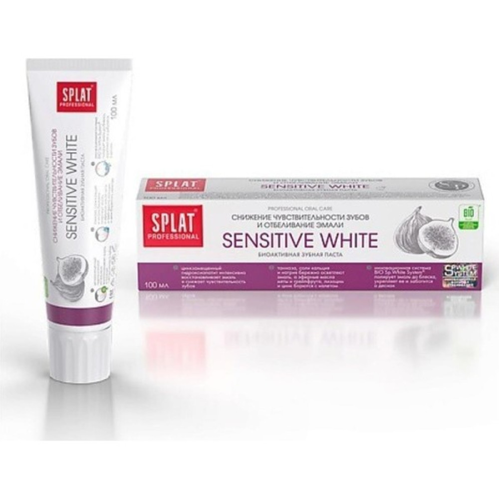 Splat Sensitive White Florür Içermeyen Diş Macunu 100 ml Diş Macunları Fiyatı