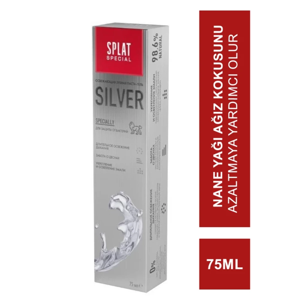 Splat Silver Dis Macunu 75 Ml Sağlık / Bakım / Kozmetik Fiyatı