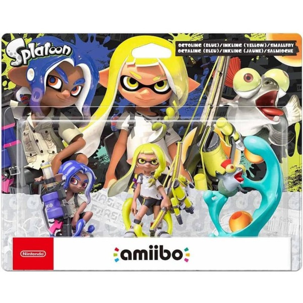 Splatoon 3 Amiibo - 3in1 Pack Octoling Blue Inklink Yellow Smallfry Nintendo Oyunları Fiyatı