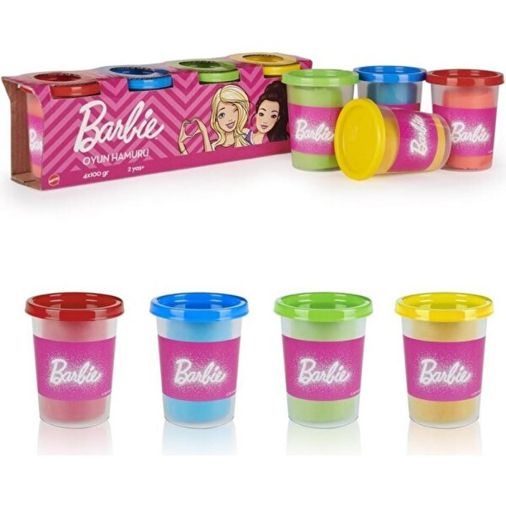 Splendor GPN18 Barbie Oyun Hamuru 4'lü Paket 4X100GR - Renkli Eğitici Oyuncak Fiyatı