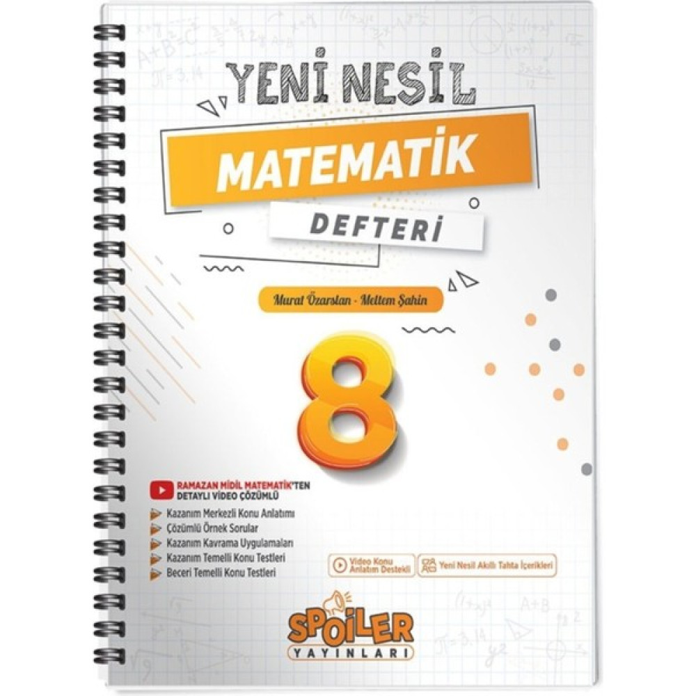 Spoiler 8. Sınıf Yenı Nesıl Matemetık Defterı Kaynak Kitapları Fiyatı