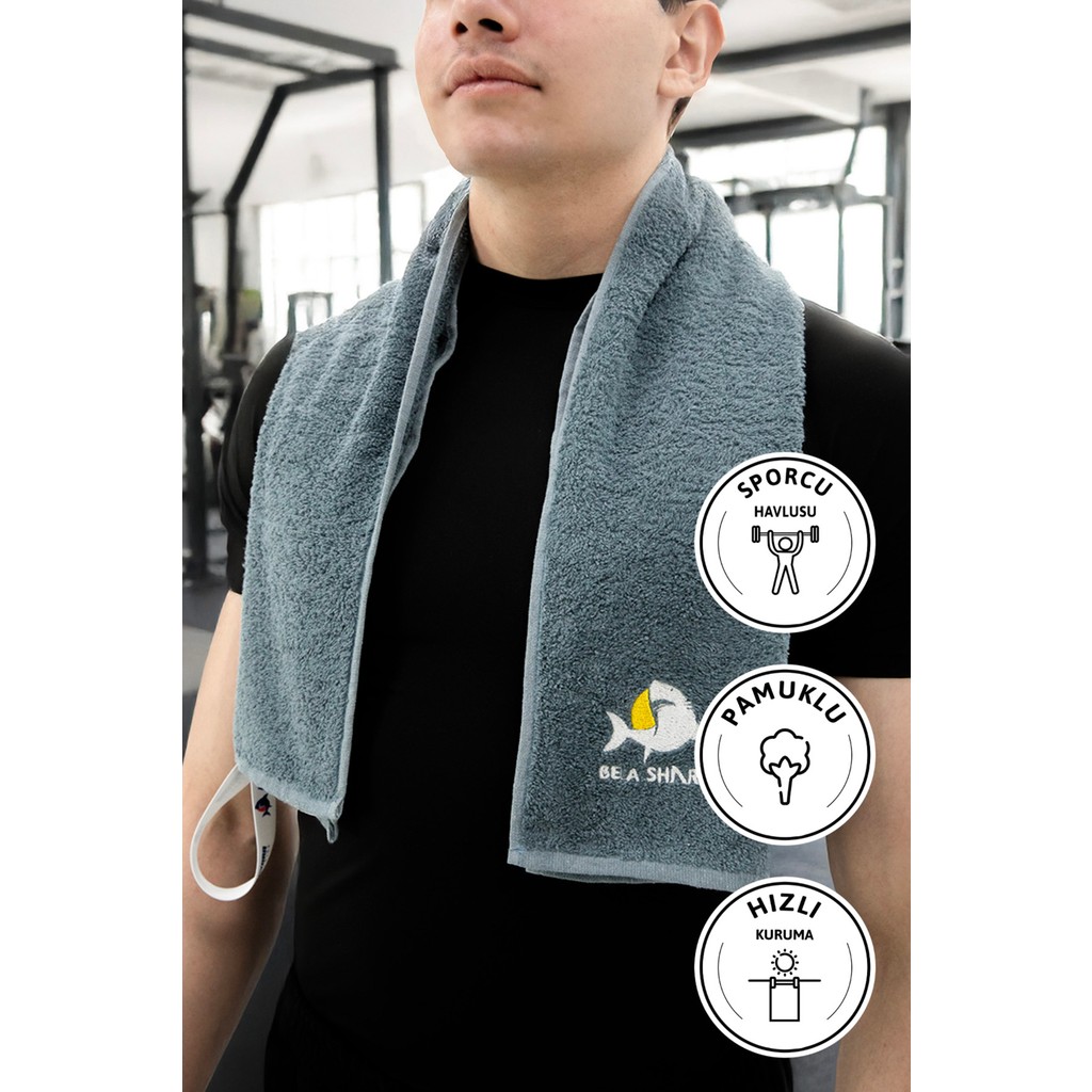 Spor Antrenman Havlusu 105x30 - Petrol - 50 x 100 cm El / Yüz Havlusu Fiyatı
