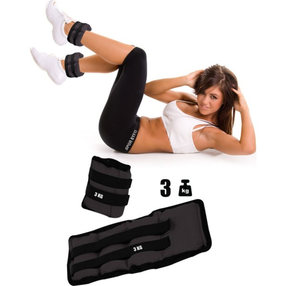 Spor Byfit Siyah El Veya Ayak Bileği Ağırlığı Dambıllar & El / Ayak Ağırlıkları Fiyatı