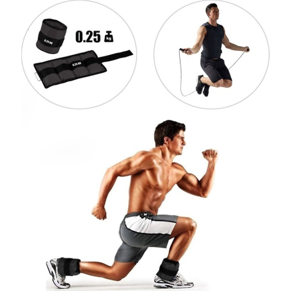 Spor Byfit Siyah El Veya Ayak Bileği Ağırlığı + Atlama Ipi Hediyeli Dambıllar & El / Ayak Ağırlıkları Fiyatı