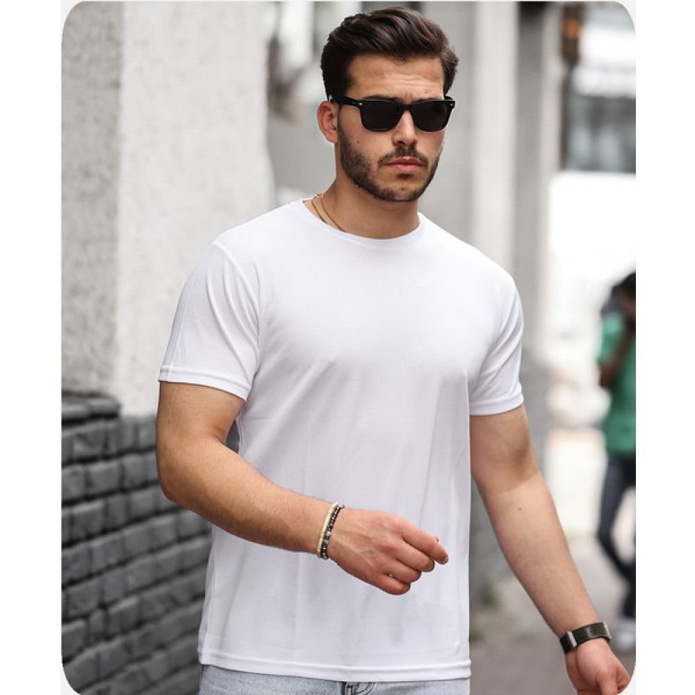 Spor Life Mens Style Mikro Sıfır Yaka T-Shirt Erkek T-shirt Fiyatı