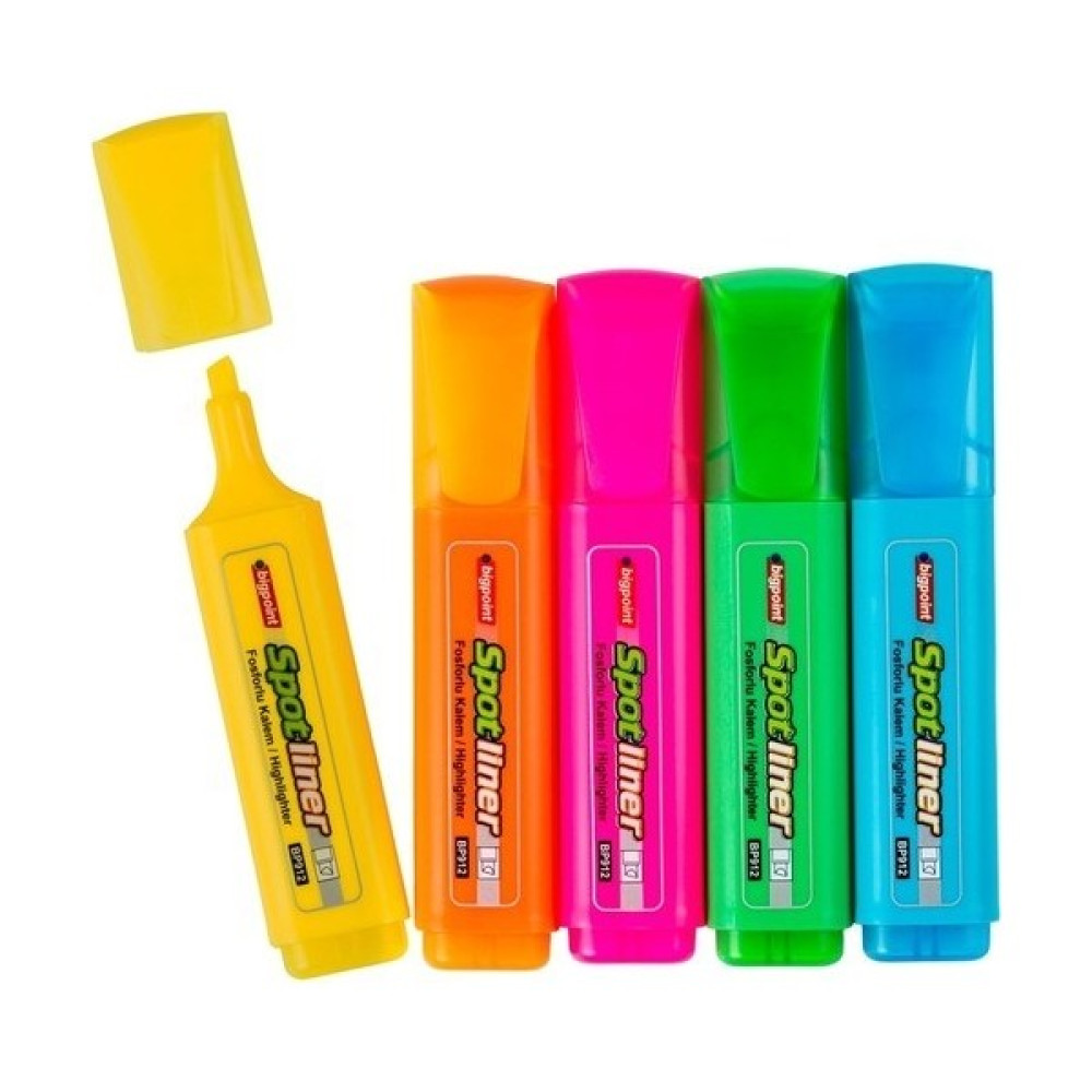 Sport Spot Liner Fosforlu Kalem 5 Adet - Renkli Fosforlu Kalem Fiyatı