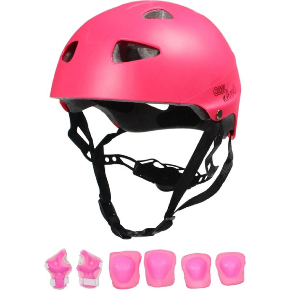 Sportaj Pembe Kız Çocuk Kaskı Spor Koruyucu Kask Dizlik Dirseklik Donanım Seti Kaykay Bisiklet Scooter Paten Paten Kaykay Scooter Fiyatı