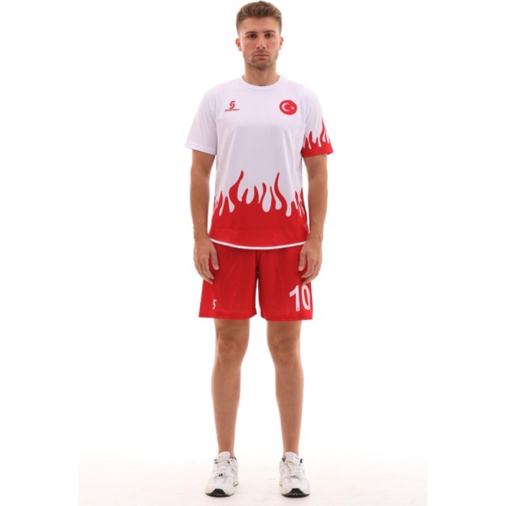Sportech Beyaz Alevli Türkiye Forma Takımı R0120 3xl Futbol Malzemeleri Fiyatı