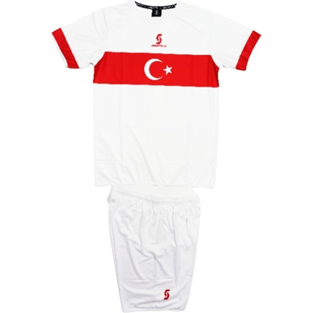 Sportech K0140 Türkiye Milli Takım Forması Beyaz (TEK KELİME ISİM VE NUMARA YAZILIR) Futbol Malzemeleri Fiyatı