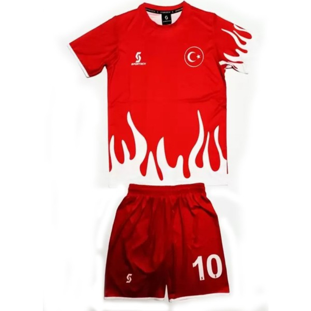 Sportech Kırmızı Alevli Türkiye Forması R0121 Futbol Malzemeleri Fiyatı