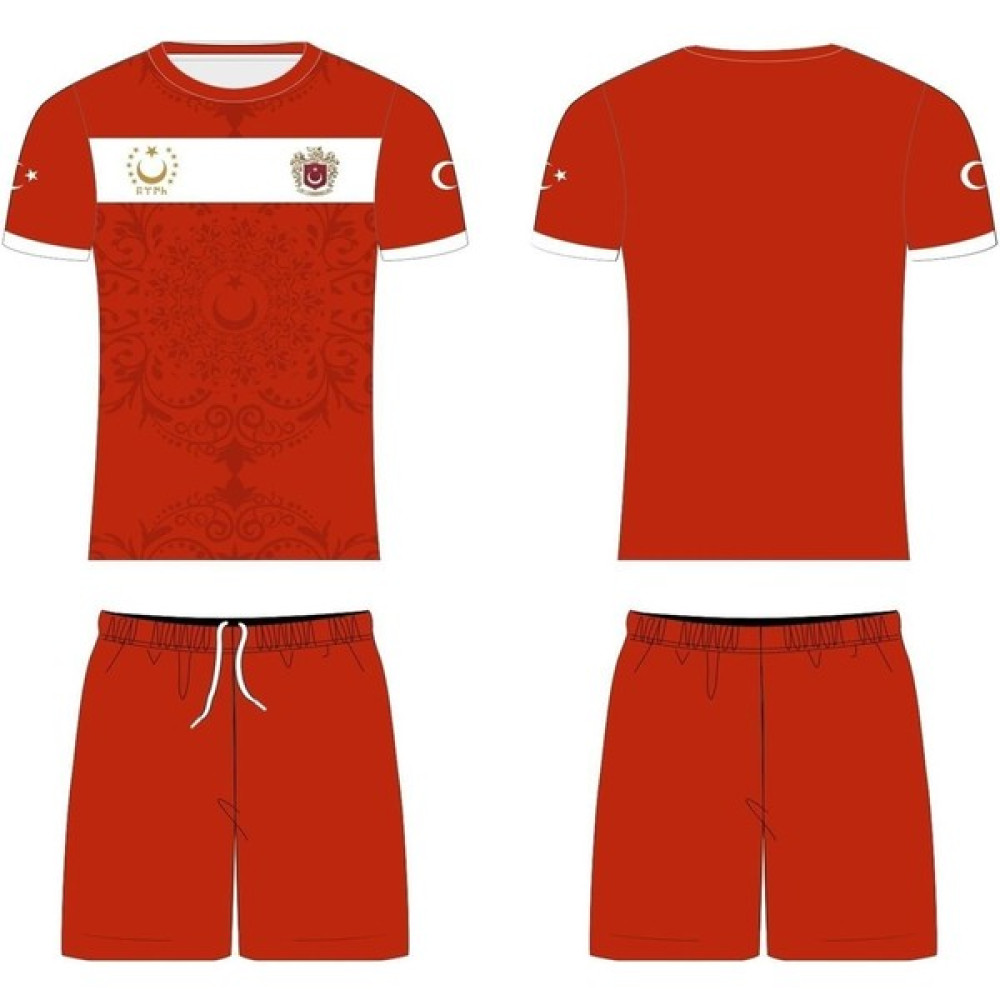 Sportech Kurt Motifli Yeni Nesil Türkiye Forma Takımı K0168 (Tek Kelime Isim ve Numara Yazılır) 140 Futbol Malzemeleri Fiyatı