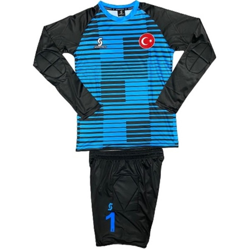 Sportech Sünger Destekli Kaleci Forma Takımı, Mavi-Siyah K0144 Futbol Malzemeleri Fiyatı