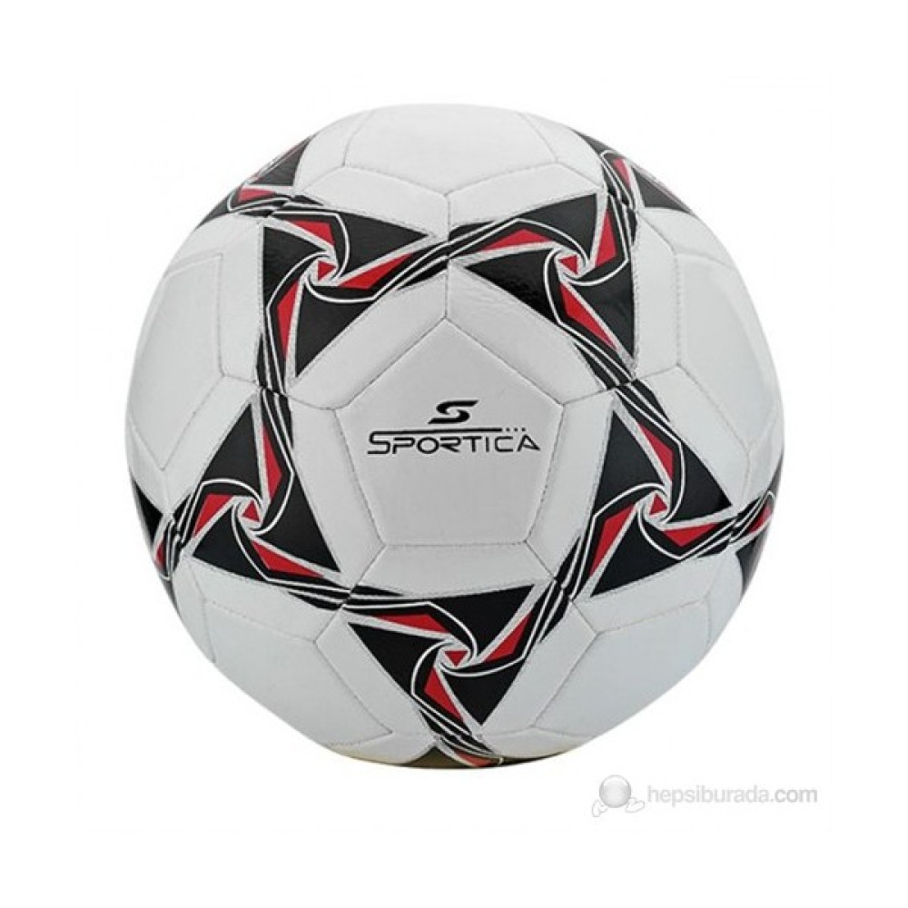 Sportica BF-200 Futbol Topu Makina Dikişli No:5 Beyaz/Siyah/Kırmızı Toplar Fiyatı