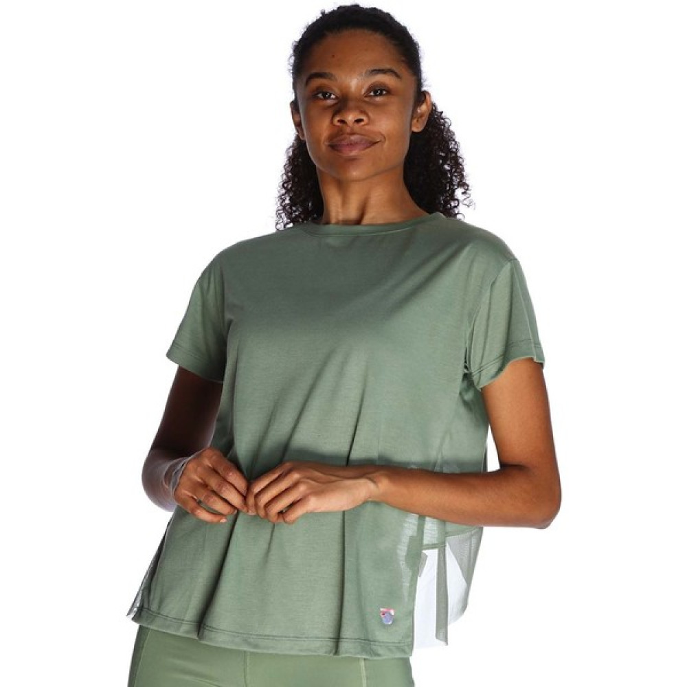 Sportive Cicogna Kadın Yeşil Günlük Stil T-Shirt 23KKTP18D01-SGE T-Shirt & Sweatshirt (Outdoor) Fiyatı