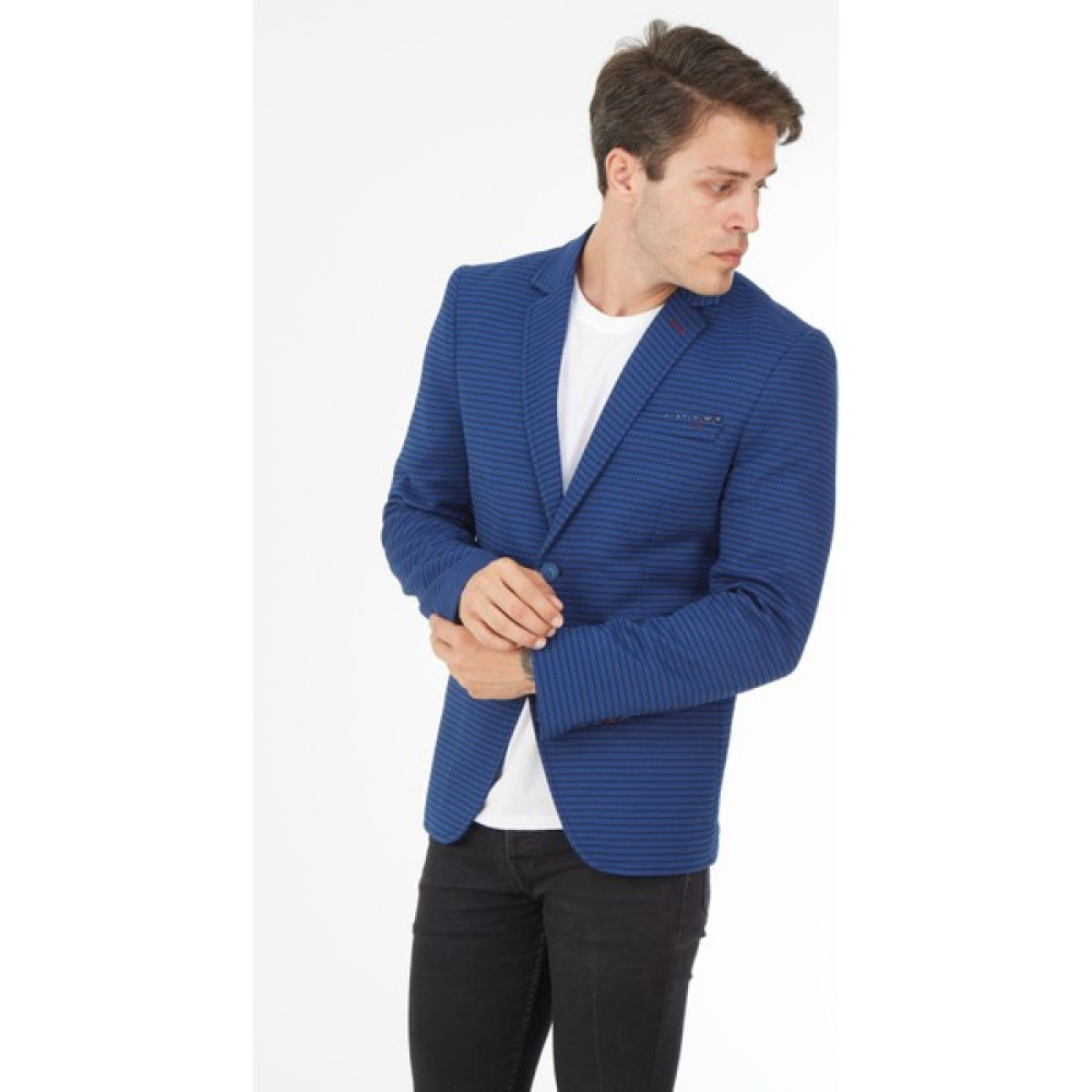 SPOSO 5105 Dar Kalıp Lacivert Erkek Blazer Ceket Erkek Ceket Fiyatı